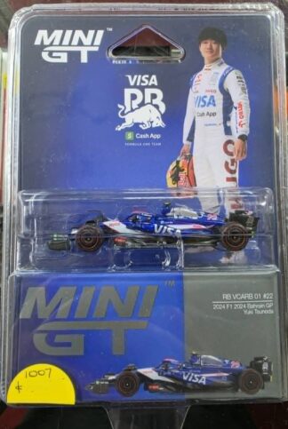 Mini GT 1:64th scale Diecast - RB VCARB 01 #22 Yuki Tsunoda 2024 F1 2024 Bahrain GP - MGT1007