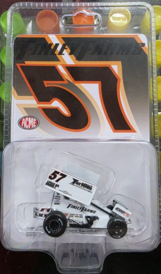 Acme 1:64th small scale diecast - 2020 #57 Finlay Farms Sprint car - JVI Wing - Kyle Larson Plan B Exclusive - #1008