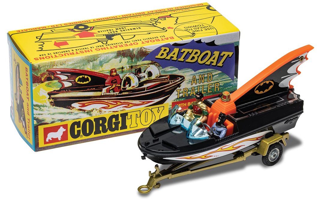 Corgi Diecast 1:43rd scale - 1966 Batmobile With Batman & Robin (Reissue) - 10701