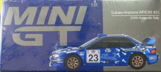 Mini GT 1:64th scale Diecast - Subaru Impreza WRC99 #23  2000 Acropolis Rally - MGT1077