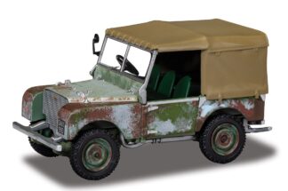 Vanguards 1:43rd scale Diecast - Land Rover Series I 80" - Light Green (Weathered)  - #11119