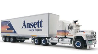 Highway Replicas 1:64th scale Diecast - Freight Collection - Freight Semi Mack, Ansett freight Express - #12036