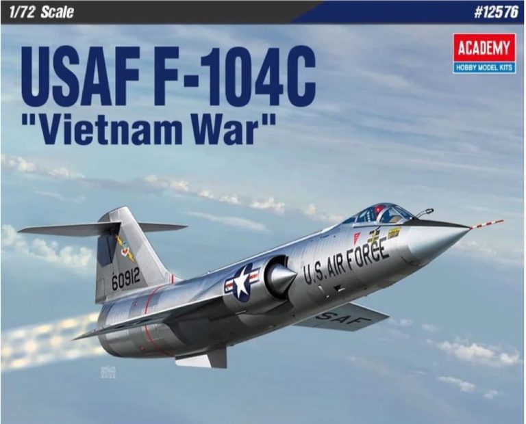 Academy 1:72nd scale Aircraft – Lockheed USAF F-104C Starfighter ...