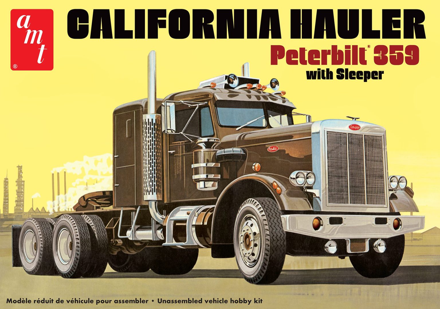 AMT 1 25th ScaleTruck Kitset Peterbilt 359 Calif Hauler 1327 Mr 