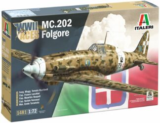 Italeri 1:72nd scale Aircraft - MACCHI FOLGORE ACES - 1481