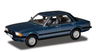 Vanguards 1:43rd scale Diecast - Ford Cortina 2.3-litre V6 Ghia Auto - Titan Blue - #15007