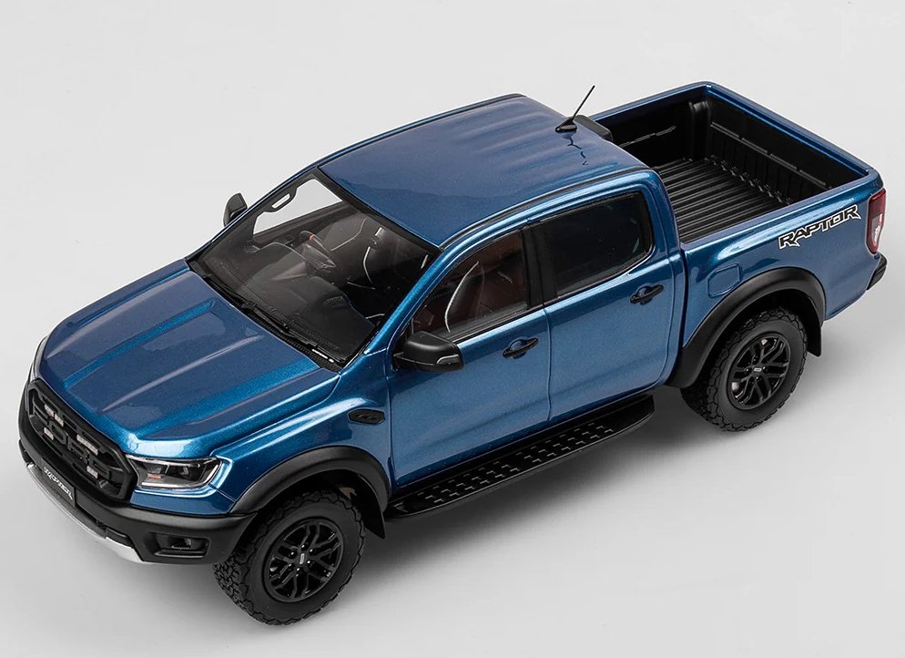 Authentic 1:18th scale Diecast - Ford Ranger Raptor - Performance Blue - ACD18FRR21G