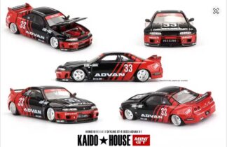 Mini GT 1:64th scale Kaido House - Nissan Skyline GT-R (R33) Kaido Works ADVAN - MGTKHMG191