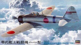 Hasegawa 1:48th scale Aircraft - Mitsubishi A6M2a ZERO FIGHTER TYPE 11 - 9142