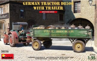 MiniArt 1:35th scale Military - German Tractor D8506 w trailer - #38038