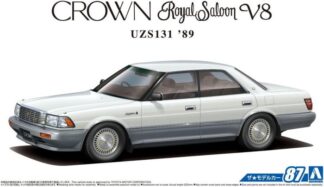 Aoshima Vehicles 1:24th scale - TOYOTA UZS131 Crown Royal Saloon G '89 - 20062