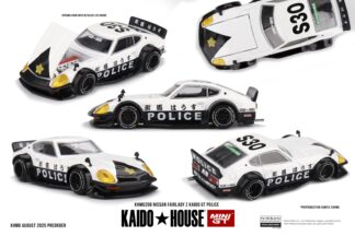 Mini GT 1:64th scale Kaido House - Nissan Fairlady Z Kaido GT Police - MGTKHMG208
