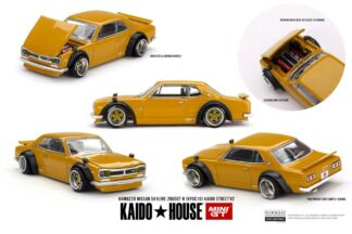 Mini GT 1:64th scale Kaido House Custom - Nissan Skyline 2000 GT-R (KPGC10) Kaido Street V2 - HMG228