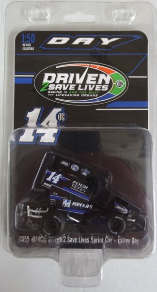 Acme 1:50 small scale diecast - 2025 #14CC Jason Meyers Racing/Sander Engineering -Four CCCC's Construction - Corey Day - #25012