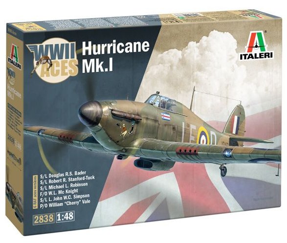 Italeri 1:48 scale Aircraft - Hurricane MK1 Aces - #2838