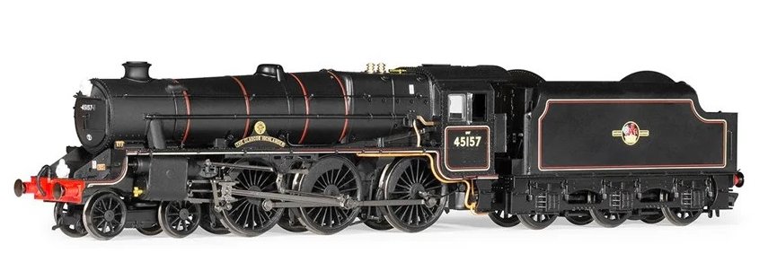Hornby Locomotive OO/HO - BR, Stanier 5MT 'Black 5', 4-6-0, 45157 'Glasgow Highlander' - Era 5 - #R30226