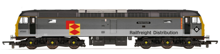 Hornby Locomotive OO/HO - RailRoad Plus BR Railfreight, Class 47, Co-Co, 47188 - Era 8 (Sound Fitted) - #R30321TXS