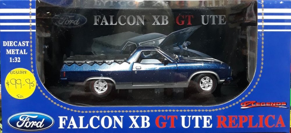 1:32 Ford XB Falcon GT Ute OzLegends 32850B Apollo Blue 