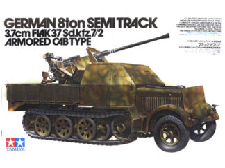 Tamiya 1:35 Military - German 8ton Half-track Flak 37 Sd.Kfz.7/2 Armoured Cab Type - #35144