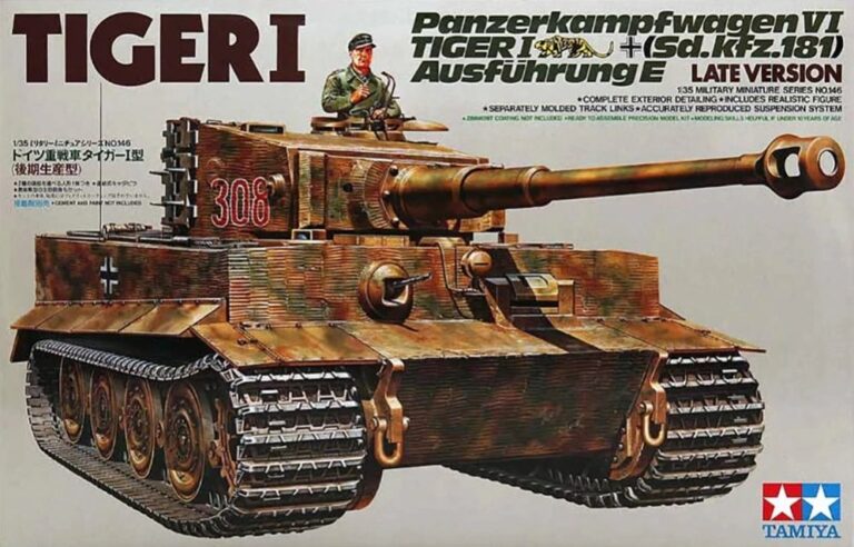 Tamiya Military 1:35th scale – Tiger 1 Panzer Kampfwagen VI Sd Kfz181 ...