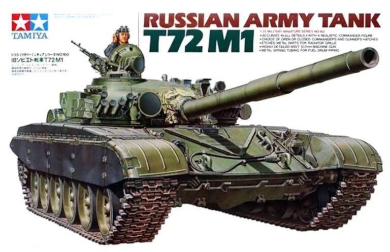 Tamiya Military 1:35th scale – Russian Army Tank T-72M1 – 35160 – Mr Models