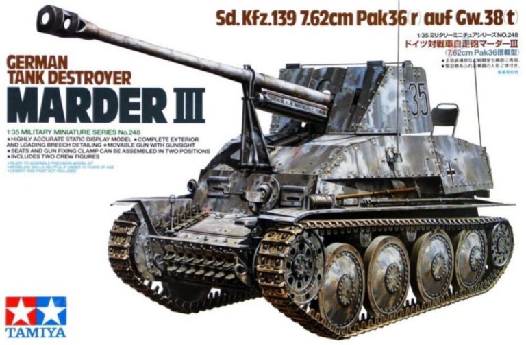 Tamiya 1:35th scale – German Tank Destroyer Marder III – 35248 – Mr Models