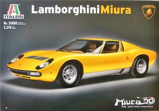Italeri 1:24th scale Vehicle – Lamborghini Miura – 3686 – Mr Models