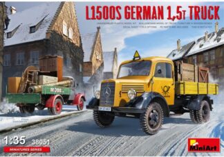 MinArt Military 1:35 scale - L1500S German 1.5t truck - #38051