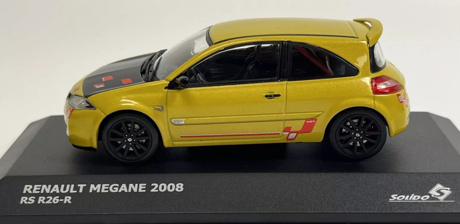 Solido 1/43 Renault Megane R26-R Dynamo Blue Miniature Neuve