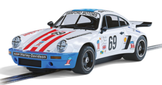 Scalextric 1:32nd scale slot car - Porsche 911 Carrera RSR 3.0 – 6th LeMans 1975 - #4351