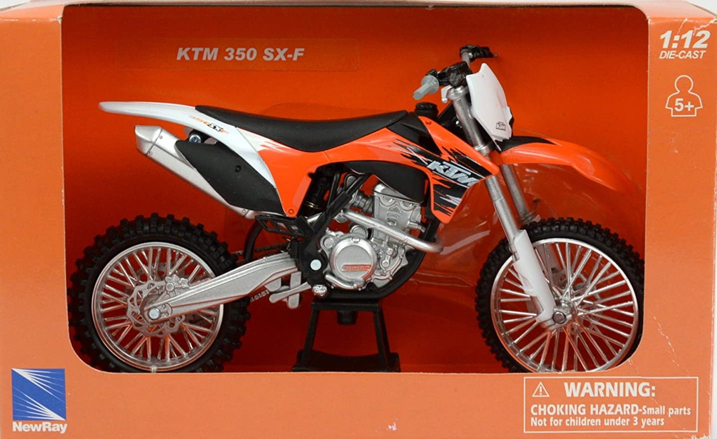 New Ray 1:12th scale Plastic motorcycle – 2011 KTM 350 SX-F Orange ...