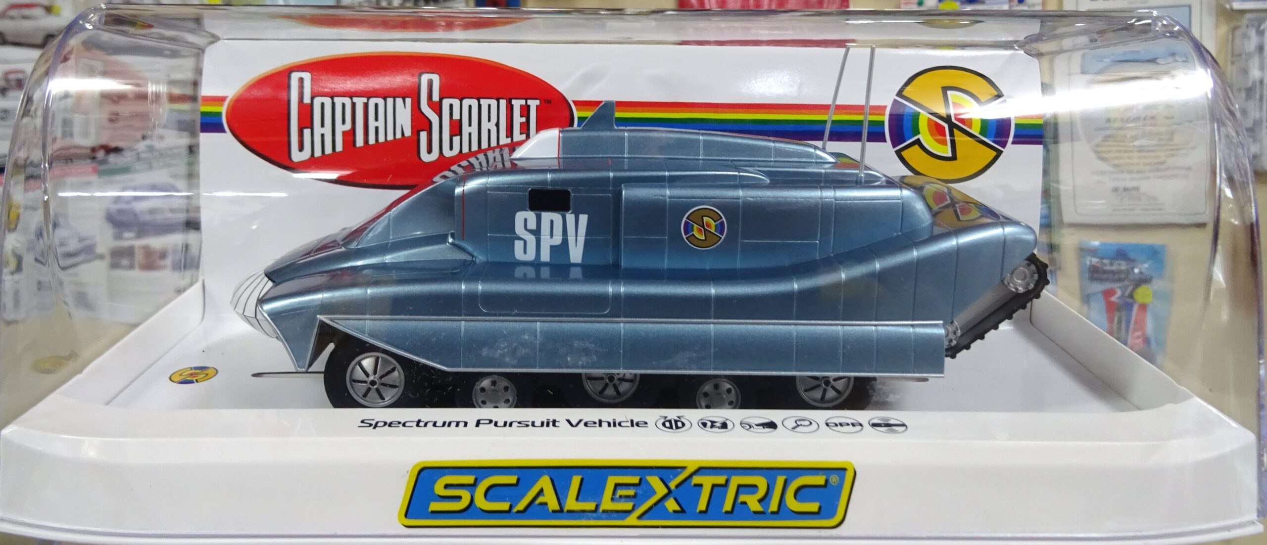 Scalextric 1:32nd scale slot car - Captain Scarlet - Spectrum Pursuit Vehicle (SPV) - #4605