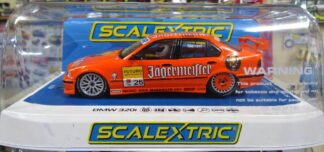 Scalextric 1:32nd scale slot car - BMW 320i - STW 1996 - Jagermeister  - #4624