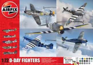 Airfix 1:72nd Scale Aircraft - D-Day Fighters x 5 - Gift Set - 50192