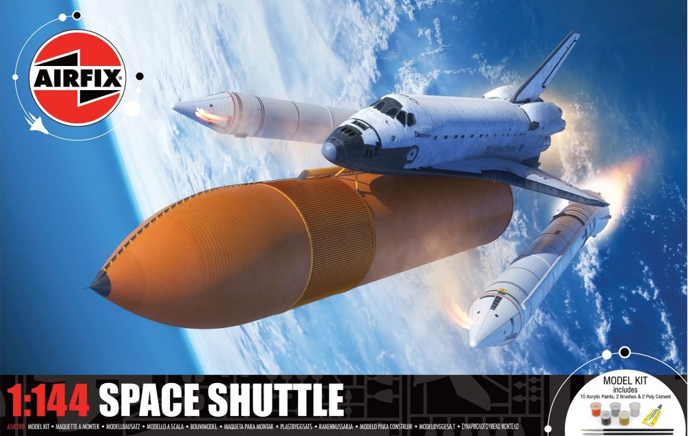 Airfix 1:144nd Scale Space - Space Shuttle Gift Set - 50200