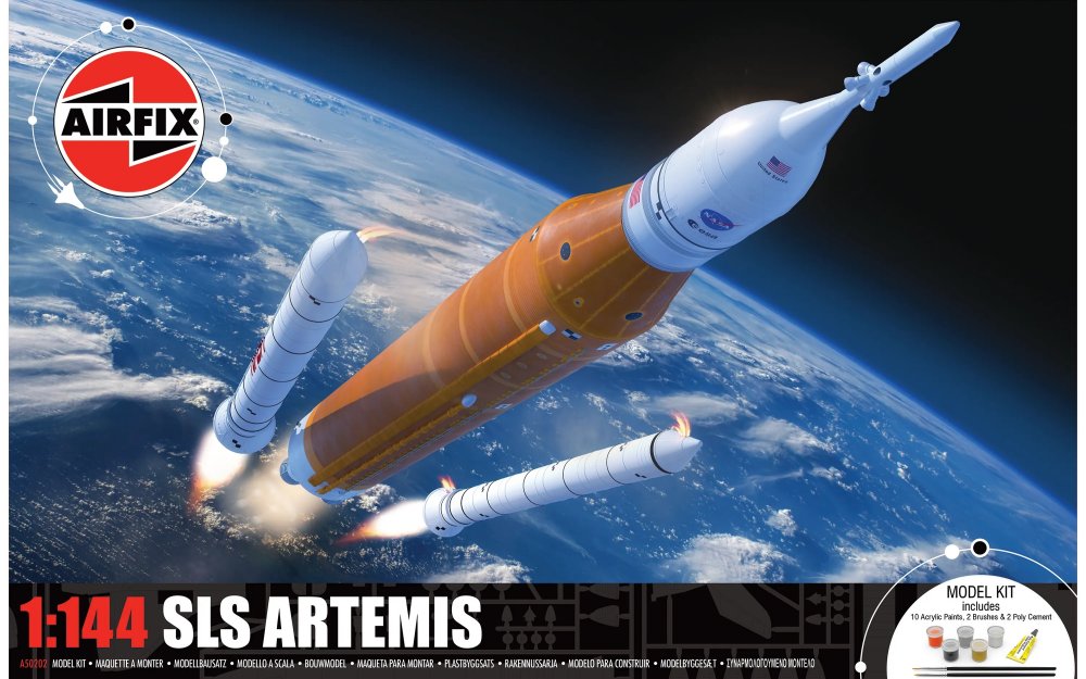 Airfix 1:144nd Scale Space - SSLS Artemis Gift Set - 50202