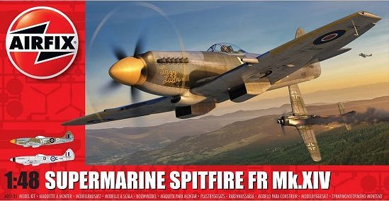 SPITFIRE MK.14 BY AIRFIX 1/48 SCALE 5135 