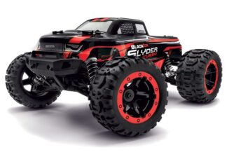 Blackzon 1/16 Slyder Monster Truck Turbo 4WD RTR 2S Brushless Red- (with Battery & Charger) - 540211