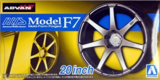 Aoshima 1:24th scale Accessory kitset - Rims & Tyres - Advan AVS Model F7 20" - 5516