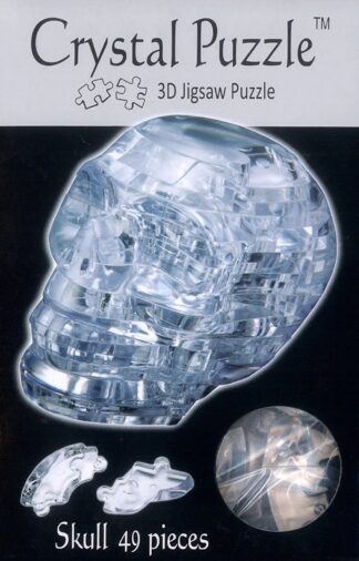 3D Crystal Puzzle - Clear Skull - 5817