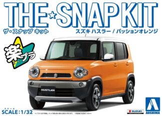 Aoshima Vehicles 1:32nd scale - SUZUKI HUSTLER (Passion Orange) - 5832