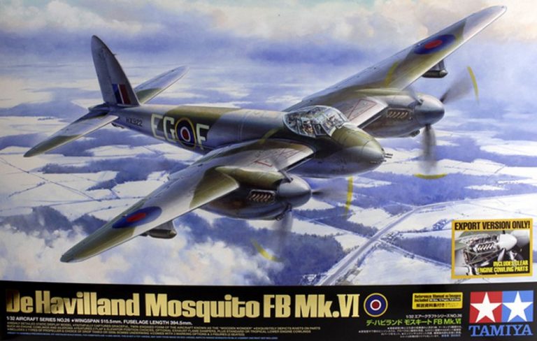 Tamiya Aircraft 1 32nd Scale De Havilland Mosquito Fb Mk Vi 60326