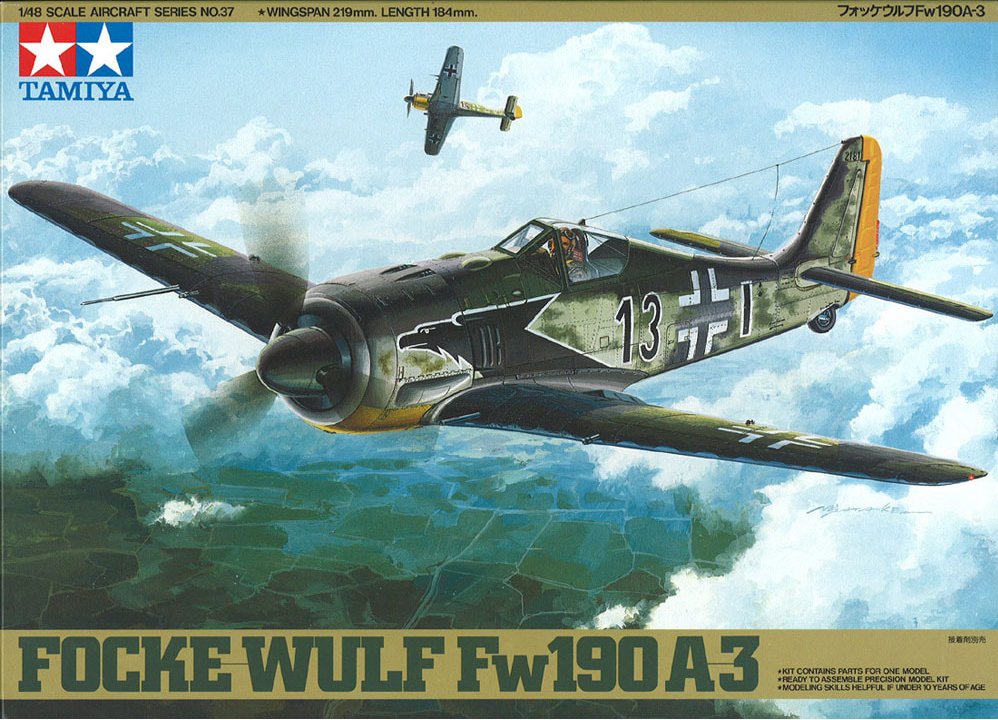 Tamiya 1:48th scale – German Focke Wolfe Fw190A3 – 61037 – Mr Models