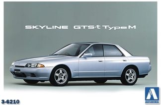 Aoshima Vehicles 1:24th scale - 1989 NISSAN HCR32 SKYLINE GTS-t typeM 4 Door - 6210