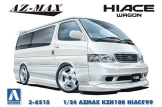 Aoshima 1:24th scale Vehicle - 1999 AZ-MAX KZH100 Toyota HIACE - #6215