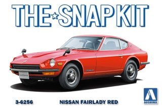 Aoshima Vehicles 1:32nd scale - NISSAN S30 FAIRLADY Z - RED - 6256