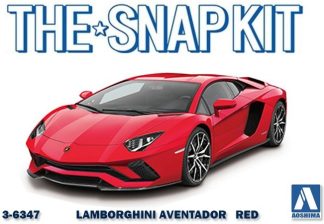 Aoshima Vehicles 1:32nd scale - Lamborghini AVENTADOR S - PEARL RED - 6347
