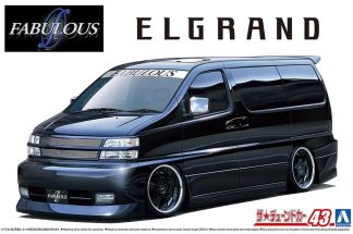 Aoshima Vehicles 1:24th scale - 2000 Nissan Fabulous APE50 Elgrand - 6530