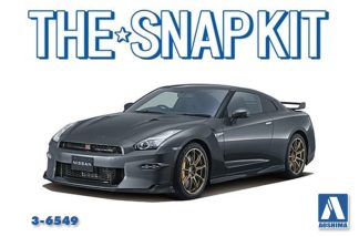 Aoshima Vehicles 1:32nd scale - R35 NISSAN GT-R 2024 - METAL GRAY - 6549
