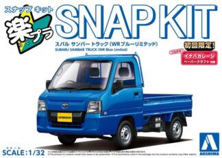 Aoshima Vehicles 1:32nd scale - SUBARU Sambar Truck (WR Blue Limited) - 6577